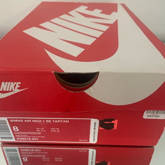 Woman’s Air Max 1 SE Tartan - Picture 2 of 4